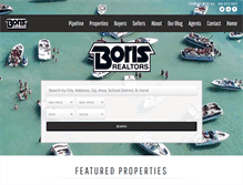 Tablet Screenshot of borisrealtors.com